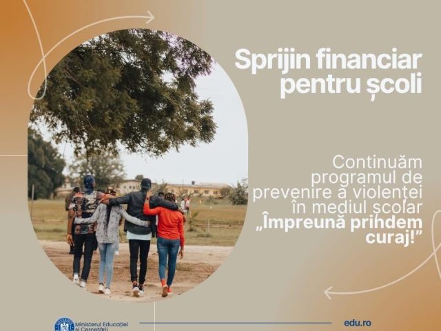 Împreună prindem curaj – pentru o școală fără violență!