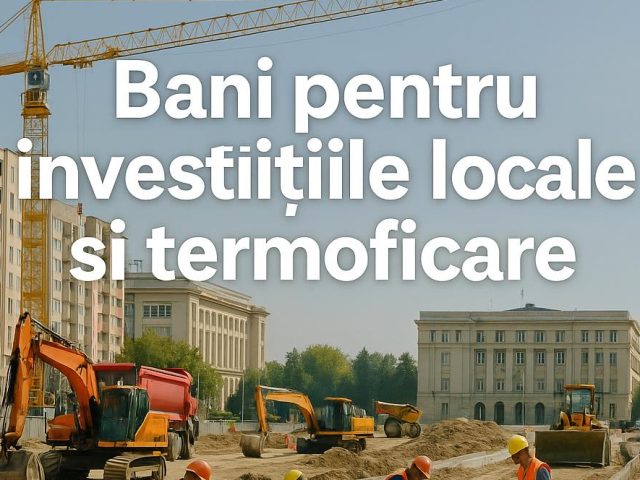 Bani pentru investițiile locale și termoficare